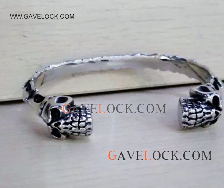 Cool Punk Stainless Steel Men Bangle